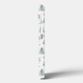 クリスマスホリデー雪だるまシームレスパターン Case-Mate iPhoneケース (裏面 / 左)