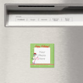 クリスマスホリデー雪だるま（フォトフレーム） マグネット (インサイチュ (食洗機))