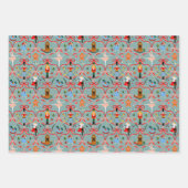 クリスマスホリデー – くるみ割り ラッピングペーパーシート (正面2)