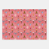 クリスマスホリデー – くるみ割り ラッピングペーパーシート (正面)