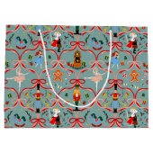 クリスマスホリデー – くるみ割り ラージペーパーバッグ (裏面)