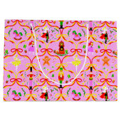 クリスマスホリデー – くるみ割り ラージペーパーバッグ (裏面)