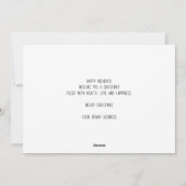 クリスマスホリデー サンタビー シーズンカード (裏面)