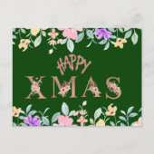 クリスマスホリデー シーズンポストカード (正面)