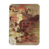 クリスマスホリデー、パブ「ラスト・リヒト・ヒニン」() マグネット (縦)