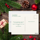 クリスマスホリデー フォト ファン テディベア パイロット ポストカード