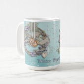 クリスマスホリデー – リース&ジンルベル コーヒーマグカップ (正面左)