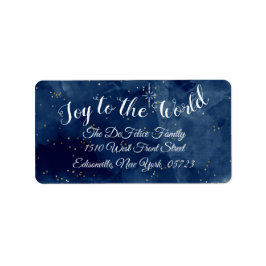 クリスマスホリデー – 世界への喜び ラベル