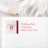 クリスマスホリデー – 差出人住所ラベル ラベル (インサイチュ)