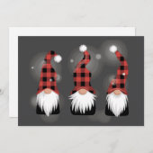 クリスマスホリデー Xmas 面白い冬のノーム好き シーズンカード (正面/裏面)