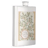 クリスマスホリーかわいらしアンティーク挨拶 フラスク (右)