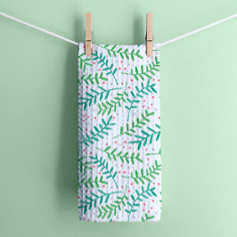 クリスマスホリーとベリー キッチンタオル