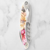 クリスマスホリーとポインセチア ソムリエナイフ (裏面)