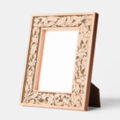 クリスマスホリーとミストレ縁どトー レーザー彫刻フレーム (左)