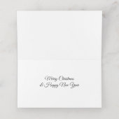 クリスマスホリーの座席座席表 プレイスカード (内部開封)