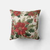 クリスマスホリーアンドベリー装飾用クッション クッション (裏面)