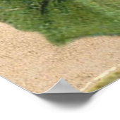 クリスマスホリーアートプリントヴィンテージデザインフローラ ポスター (角)