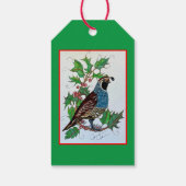 クリスマスホリーウズイル ギフトタグ (裏面)