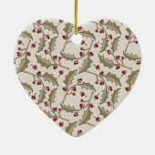 クリスマスホリーオーナメント セラミックオーナメント (裏面)