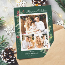 クリスマスホリークラシックベリーの赤グリーン3写真