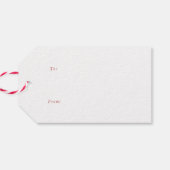 クリスマスホリークリスマスギフトラベル ギフトタグ (裏面横)