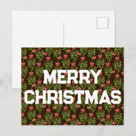 クリスマスホリーズ – ホリディポストカード シーズンポストカード