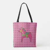 クリスマスホリーダラホーストートバッグ トートバッグ (裏面)