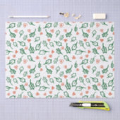 クリスマスホリーティッシュペーパー 薄葉紙 (クラフト)