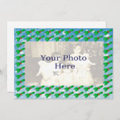 クリスマスホリーパターンフォトカード シーズンカード (正面/裏面)