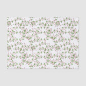 クリスマスホリーパターンホリデイティッシュペーパー 薄葉紙 (正面)