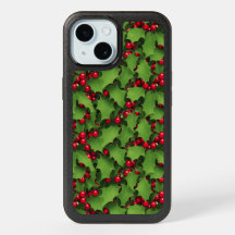 クリスマスホリーパターン