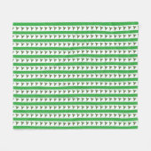 クリスマスホリーパターン フリースブランケット (正面(横))