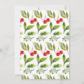 クリスマスホリーフェスティバルパーティー 招待状 (裏面)