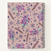 クリスマスホリーブーケ – ダスティーバラ ノートブック (裏面)