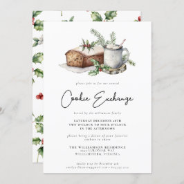 クリスマスホリーベリークッキー交換パーティー 招待状