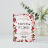 クリスマスホリーベリークリスマスイブディナーパーティー 招待状 (スタンド正面)