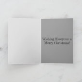 クリスマスホリーベリーグリーティングカード シーズンカード (内部)