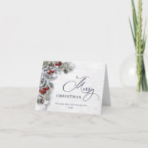 クリスマスホリーベリーグリーティ素朴ング企業の