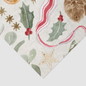 クリスマスホリーベリーシナモンオレンジデクページ 薄葉紙 (詳細)