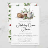クリスマスホリーベリーホリデーオープンハウス 招待状 (正面/裏面)