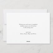 クリスマスホリーベリー6 PHOTOコラージグリーティング シーズンカード (裏面)