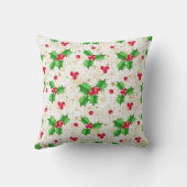 クリスマスホリーベリー クッション (裏面)