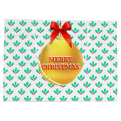 クリスマスホリーベリー ラージペーパーバッグ (裏面)