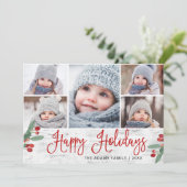 クリスマスホリーベリ素朴ー樺の木5 PHOTO シーズンカード (スタンド正面)