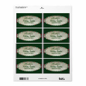 クリスマスホリーベーカリーのラベル ラベル (フルシート)