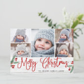 クリスマスホリーベ素朴リー5 PHOTO Greeting シーズンカード (スタンド正面)