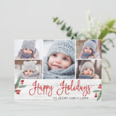 クリスマスホリーベ素朴リー5 PHOTO Greeting シーズンカード (スタンド正面)