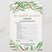 クリスマスホリーリースあなたの財布のゲームの中にあるものを (正面/裏面)