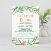 クリスマスホリーリースリハーサルディナー 招待状 (スタンド正面)