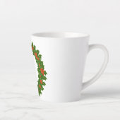 クリスマスホリーリース小 カフェラテマグ (右)